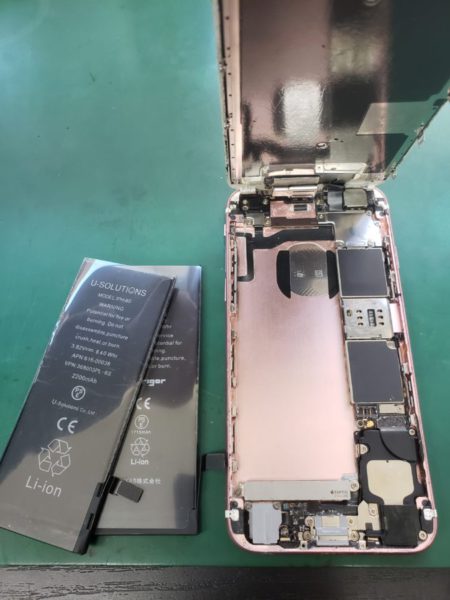 iPhone6S バッテリー交換修理　【スマホ修理工房北千住マルイ店】